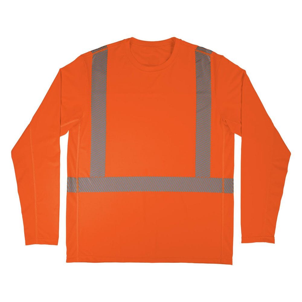 Chill-Its 6688 Men's XL, Orange Cooling Long Sleeve Shirt with UV Protection-Type R, Class 2 price history on PriceWatchPro