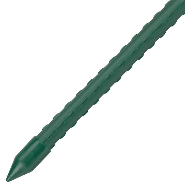 6 ft. Plastic Garden Plant Stake, Heavy Duty Green Support Stake for Trees and Vegetables