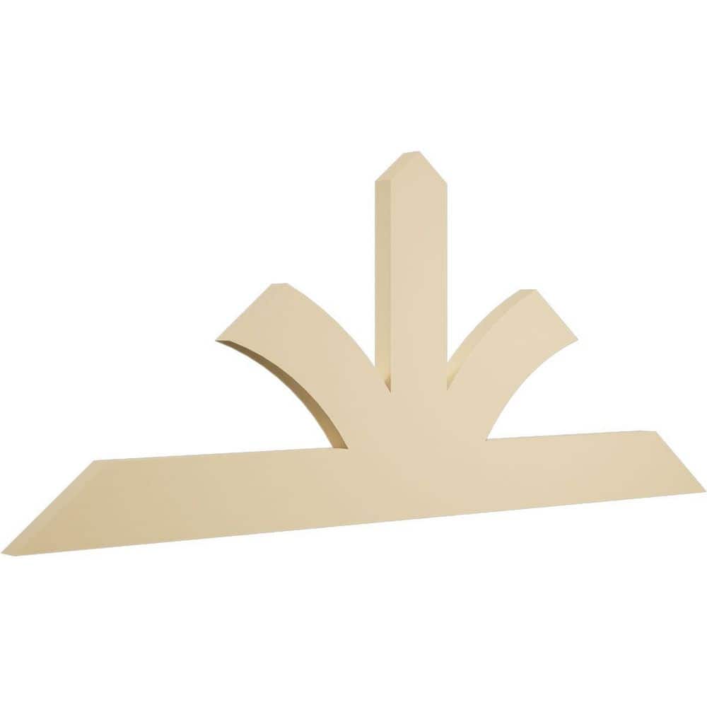 Ekena Millwork 72 in. W x 30 in. H x 2 in. D x 6 in. F, 10/12 Pitch ...