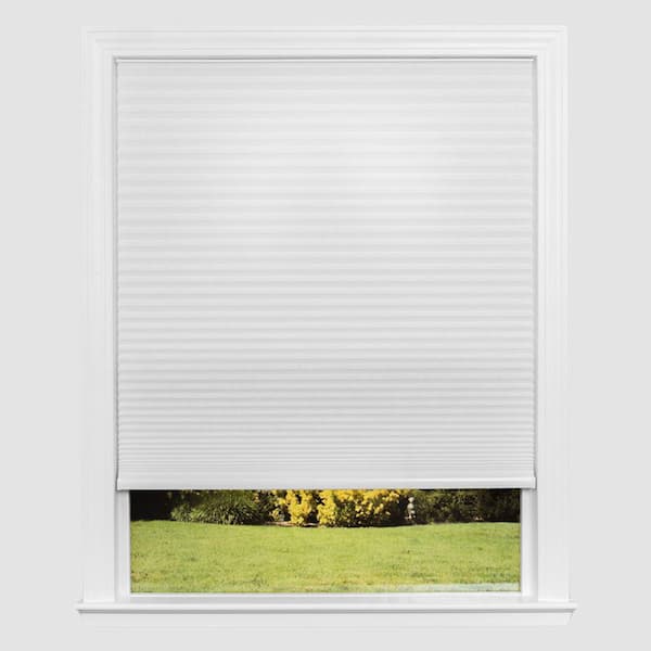 Redi Shade Easy Lift Cut-to-Size White Cordless Light Filtering Cellular Fabric Shade 60 in. W x 64 in. L