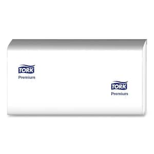 9 in. x 9.5 in. White Premium Multi-Fold 1-Ply Folded Paper Towels (250/Pack, 12-Packs/Carton)