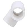 Charlotte Pipe 1 in. x 1 in. x 3/4 in. PVC Schedule 40 S x S x Female Pipe Thread Reducing Tee Fitting PVC024013300HD