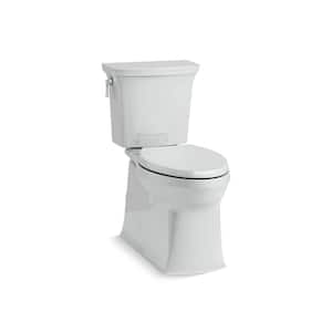 Corbelle Comfort Height Revolution 360° 12 in. Rough-In 2-Piece 1.28 GPF Single Flush Elongated Toilet in Ice Grey