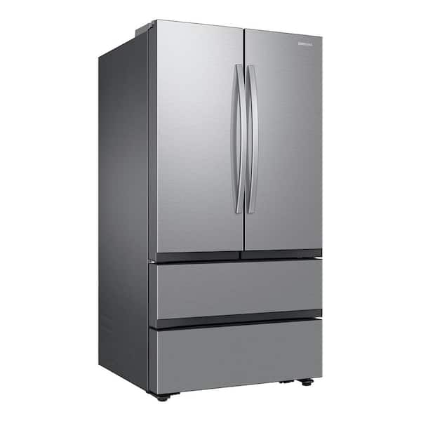 Shop Samsung Bespoke Counter-Depth Refrigerator & Electric Air Fry Range  Suite in Stainless Steel at