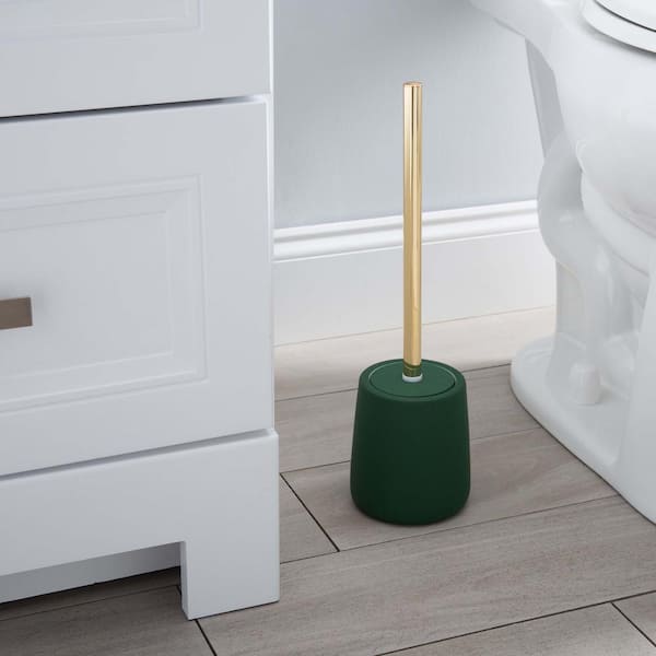 OXO Good Grips Compact Plastic Toilet Brush and Holder in Gray 12225900 -  The Home Depot
