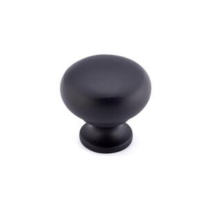 Gatineau Collection 1-1/4 in. (32 mm) Matte Black Traditional Cabinet Knob