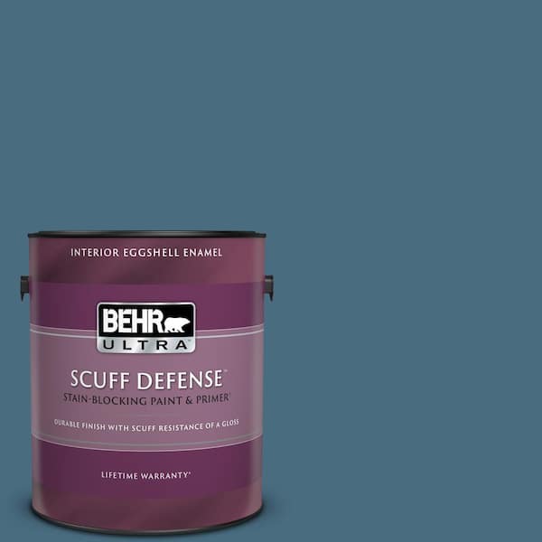 BEHR ULTRA 1 gal. #550F-6 Regatta Bay Extra Durable Eggshell Enamel Interior Paint & Primer