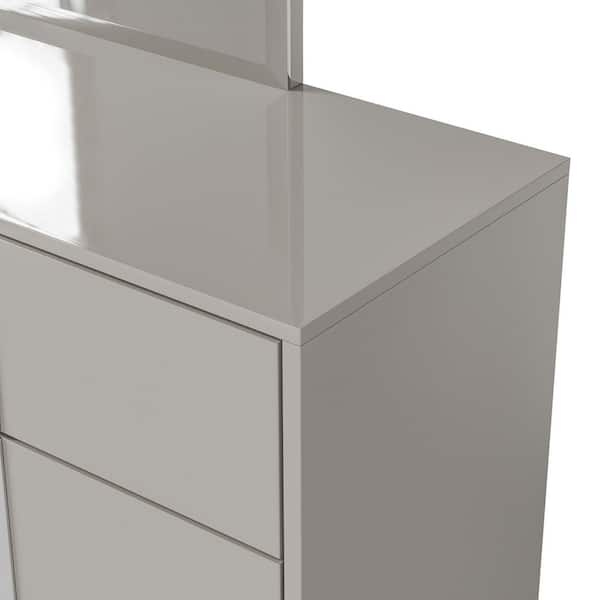 malm 6 drawer dresser grey MALM chest of 6 drawers, grey stained, 160x78 cm