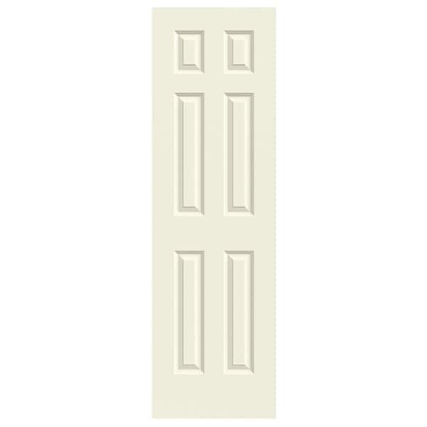 JELD-WEN 24 in. x 80 in. Colonist Vanilla Painted Smooth Molded Composite MDF Interior Door Slab