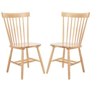 Parker Natural 16.3 in. Wood Dining Chair Set of 2