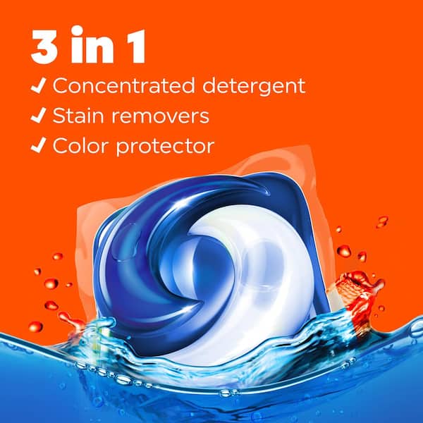 3 in 1 Original Scent Liquid Laundry Detergent Pods, 112-Count
