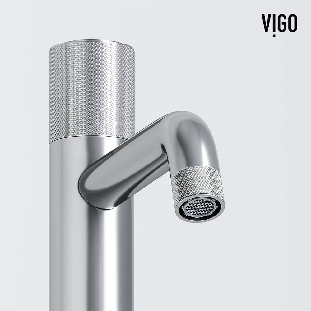 Apollo Chrome Single Handle Vessel Bathroom Faucet