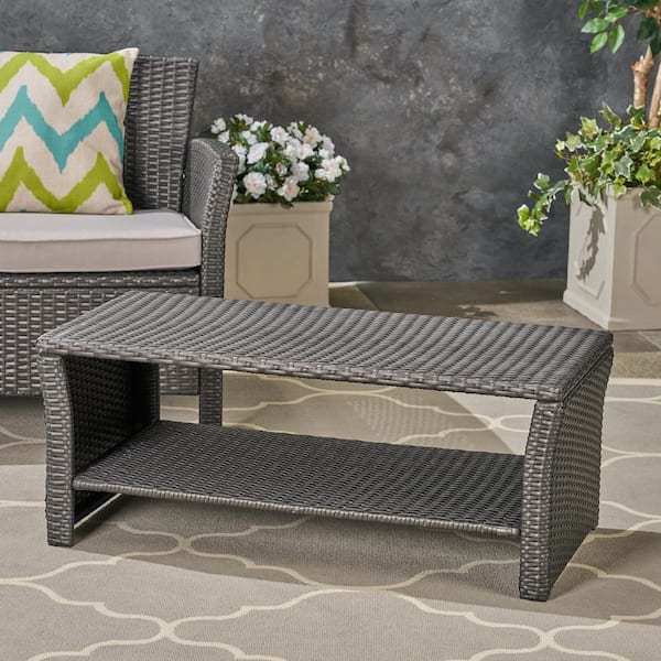 Noble House St Lucia Grey Plastic, St Lucia Outdoor Furniture