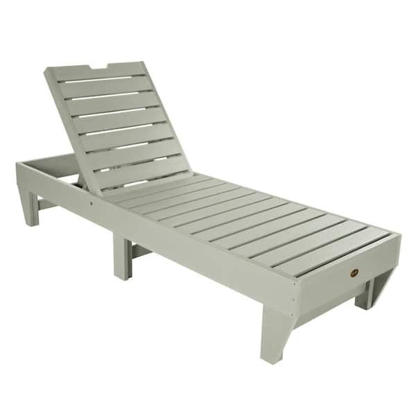 Highwood Sequoia Professional 1-Piece Plastic Outdoor Chaise Lounge