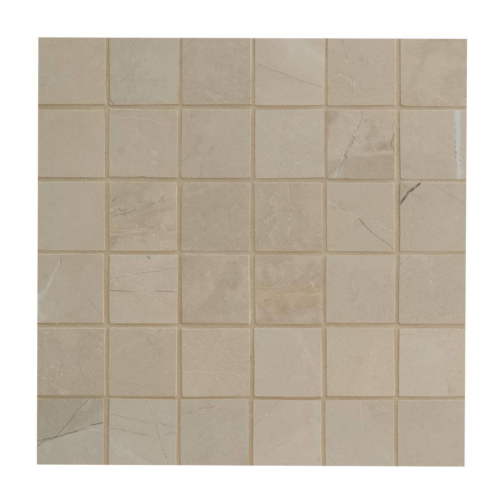 Take Home Tile Sample - Madision Galaxia 4 in. x 4 in. Matte Porcelain Mosaic Tile price history on PriceWatchPro