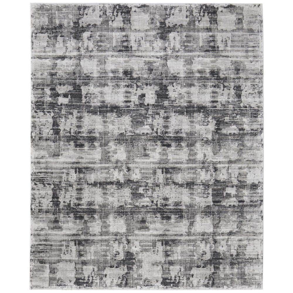 5 X 8 Gray, Ivory Abstract Area Rug price history on PriceWatchPro