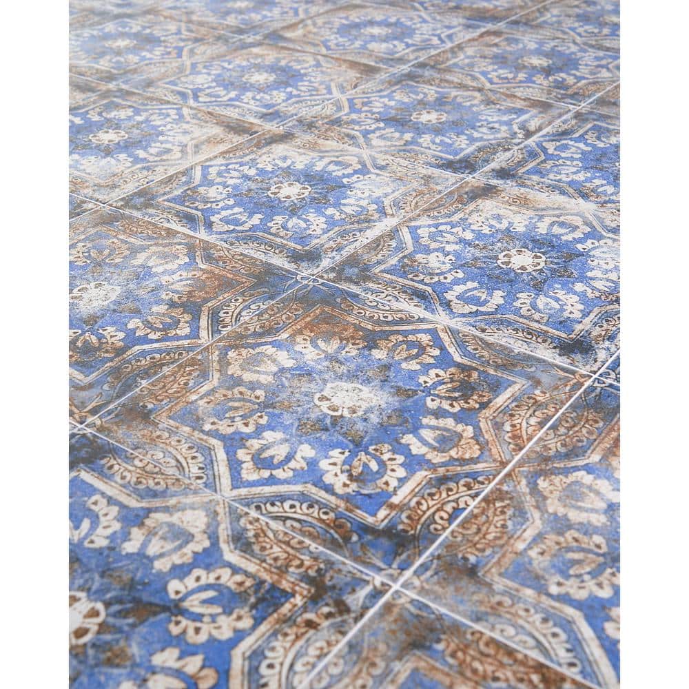 Antique Flora Multicolor Matte Porcelain Floor and Wall Tile