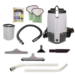 ProVac FS 6 6 Quart Commercial Backpack Vacuum with ProLevel Filtration and Restaurant Tool Kit