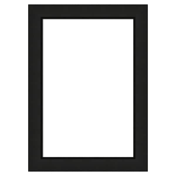 Midnight Black Narrow 15 in. x 21 in. Wood Framed Dry Erase Magnetic Memo Board