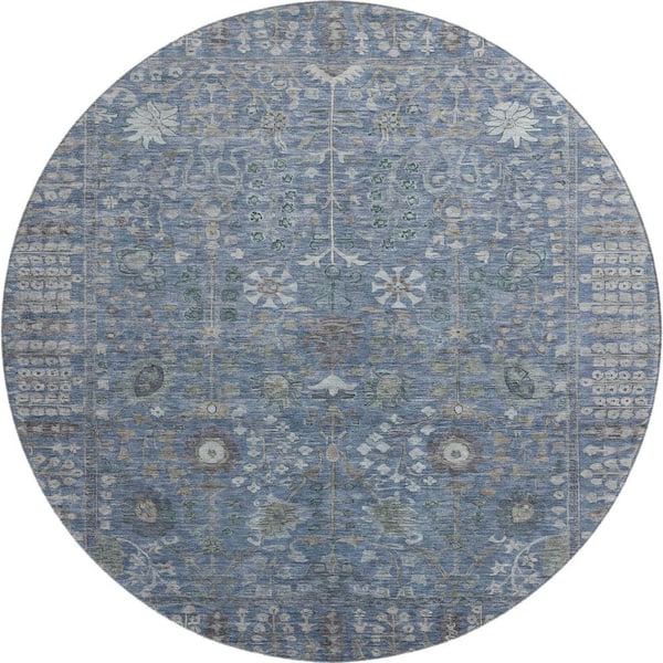 Addison Rugs Mayfield Premium Machine Washable Abstract AMF2231 Blue 8 ...