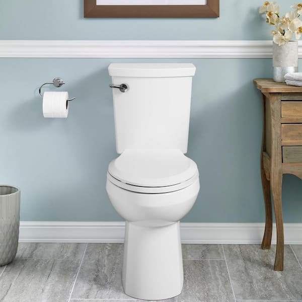 H2Optimum Right Height 2-piece 1.1 GPF Single Flush Elongated Toilet in White