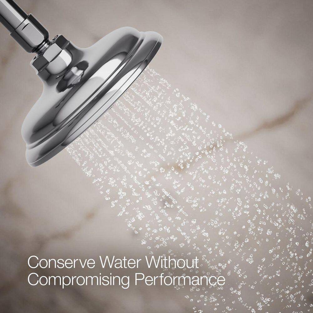 Polished Chrome Wall Mounted Handheld Shower Head