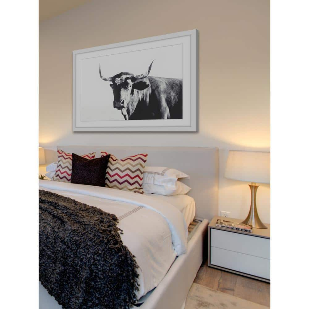 Marmont Hill Sweet Cow Face Canvas Wall Art, 12 x 12