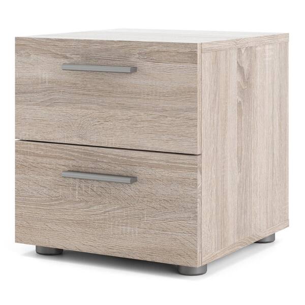 Tvilum Austin 2Drawer Truffle Nightstand 70070cj The Home Depot