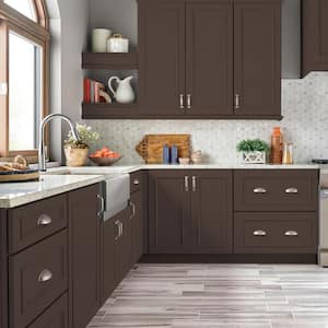 1 qt. #SC-105 Padre Brown Semi-Gloss Enamel Interior/Exterior Cabinet, Door & Trim Paint