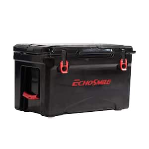 EchoSmile 30 qt. Rotomolded Cooler in Black and Red