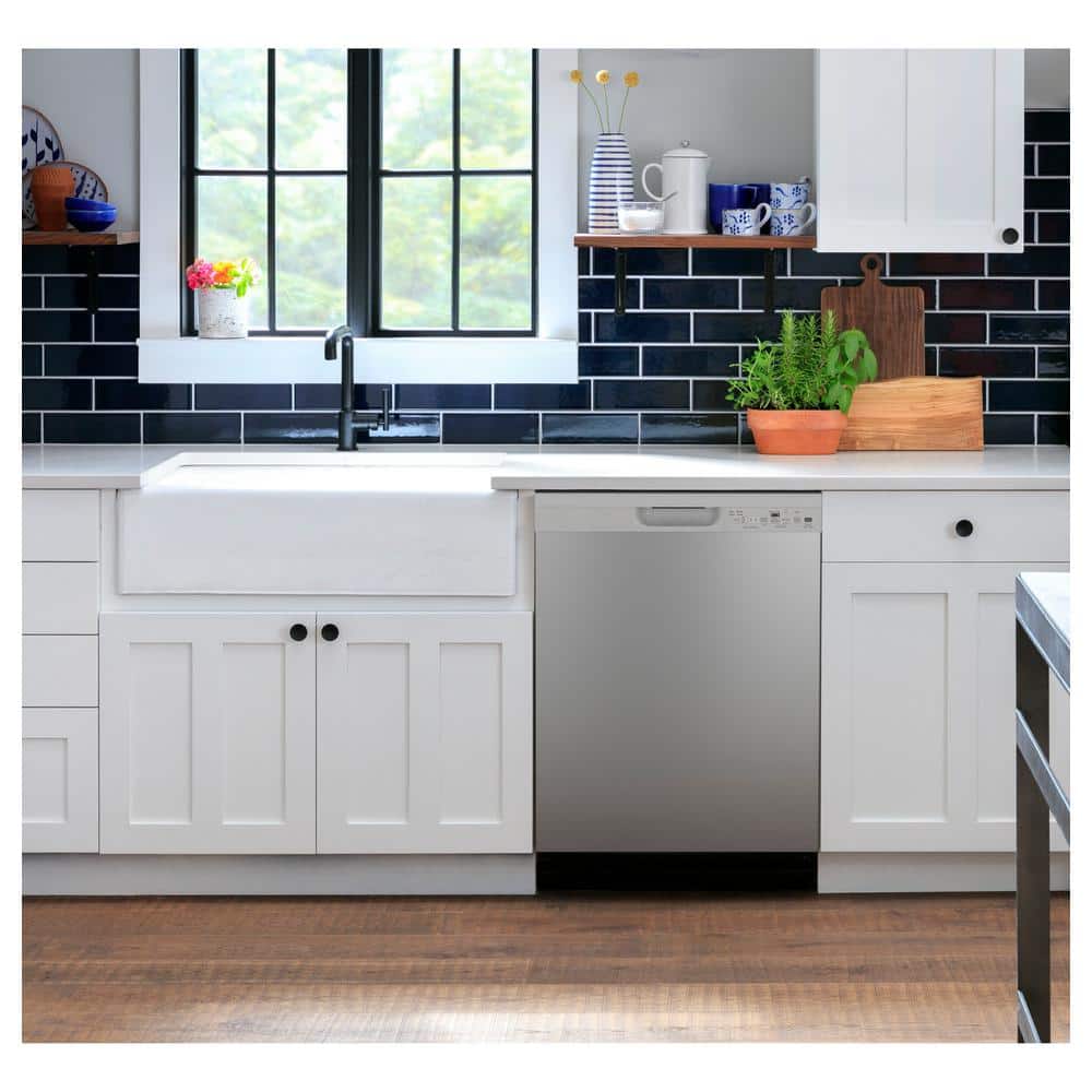 24" Stainless Steel Front Control Energy Star Dishwasher