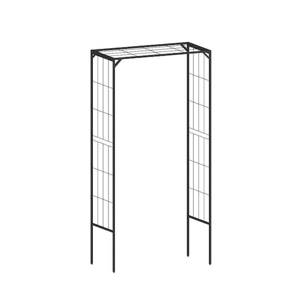 Vigoro 97 in. x 24 in. Steel Garden Arbor (Adjustable Width 36 in. 42 in. or 48 in.)