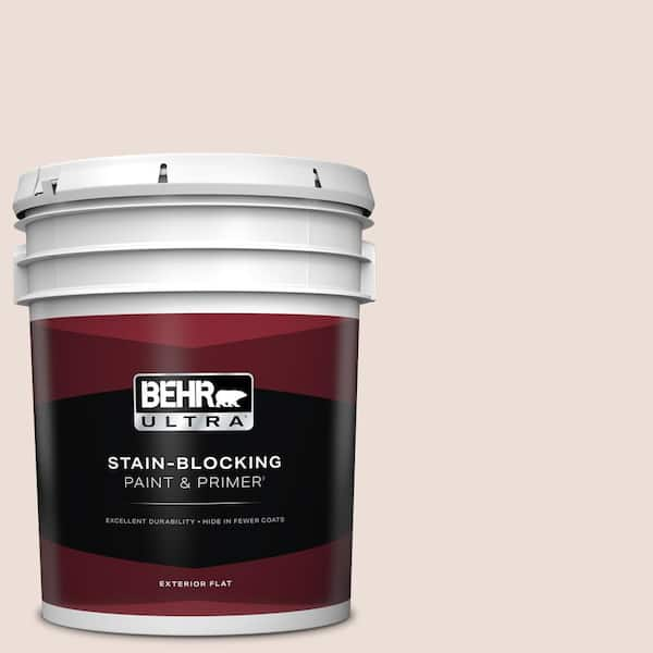 BEHR ULTRA 5 gal. #N160-1 Cameo Stone Flat Exterior Paint & Primer