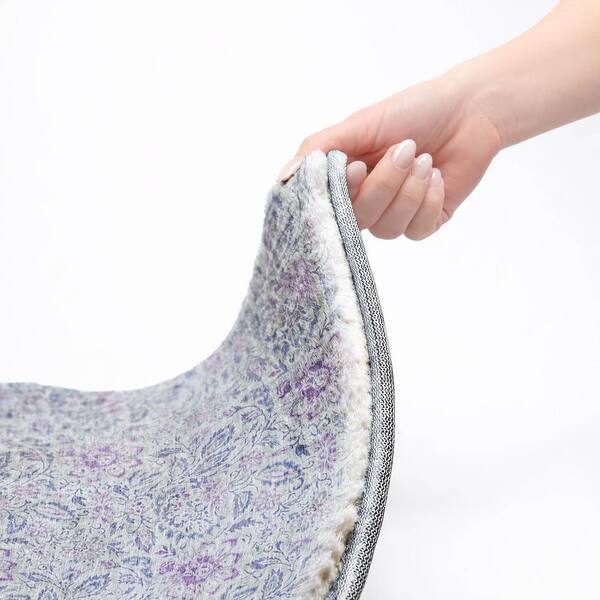 Dream Shag Premium Machine Washable Abstract ADS660 Sky 2 ft. x 7 ft. Runner Rug