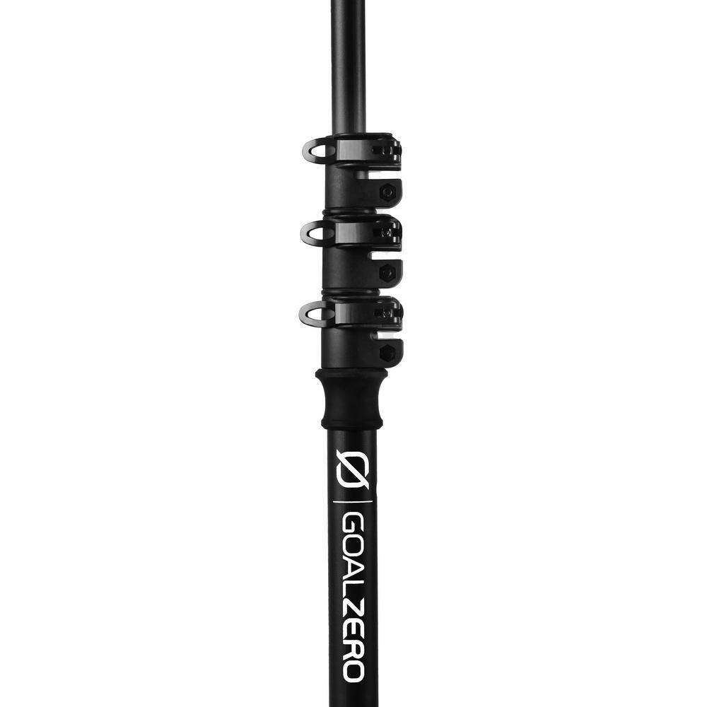 Adjustable Black Steel Portable LED Area Light with 6000 Lumens