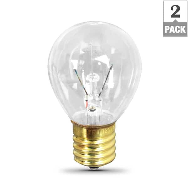 6 Pack 25 Watt Lava Lamp Bulb E17 Base Lava S11 Dimmable Bulbs Warm White NEW 