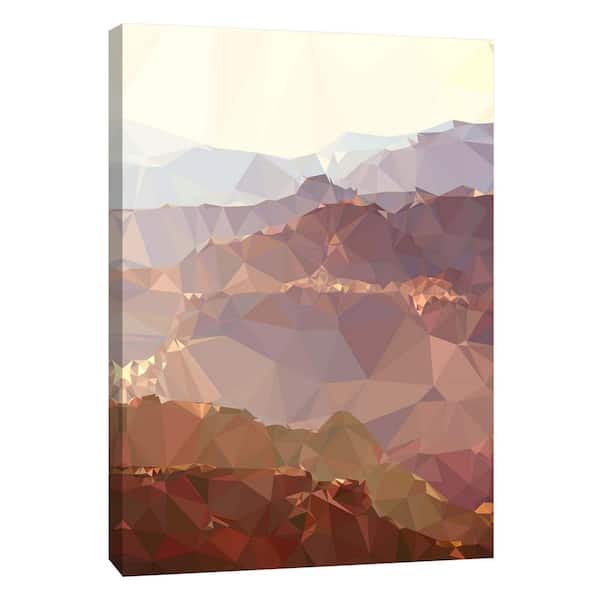 PTM Images 12 in. x 10 in. ''Faceted Desert 2'' Printed Canvas Wall Art