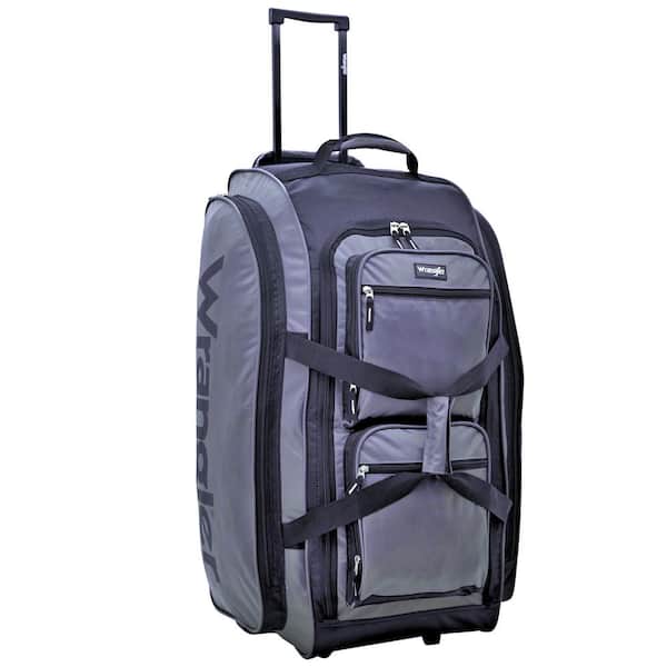 Wrangler 30 in. Multi-Pocket Rolling Upright Duffel Bag with Blade Wheels  WR-A4830-010 - The Home Depot