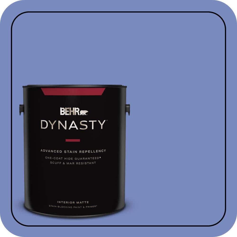 1 gal. #600B-5 Larkspur Bouquet Matte Interior Stain-Blocking Paint & Primer price history on PriceWatchPro