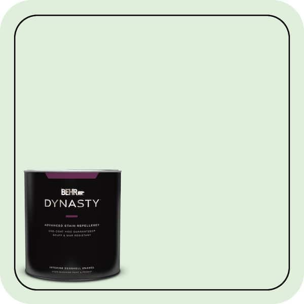 BEHR DYNASTY 1 qt. #450C-2 Breath of Spring Eggshell Enamel Interior Stain-Blocking Paint & Primer
