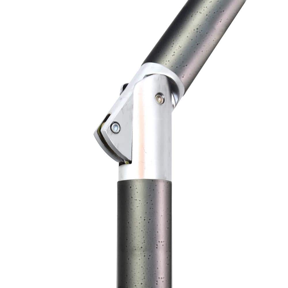 7.5 ft. Orange Aluminum Market Patio Umbrella with Crank Lift