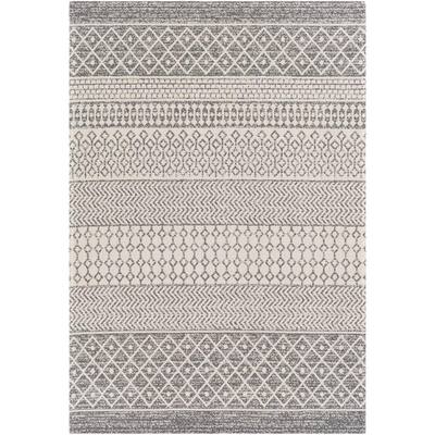 Shiloh Gray 7 ft. 10 in. x 10 ft. 2 in. Moroccan Machine-Washable Area Rug