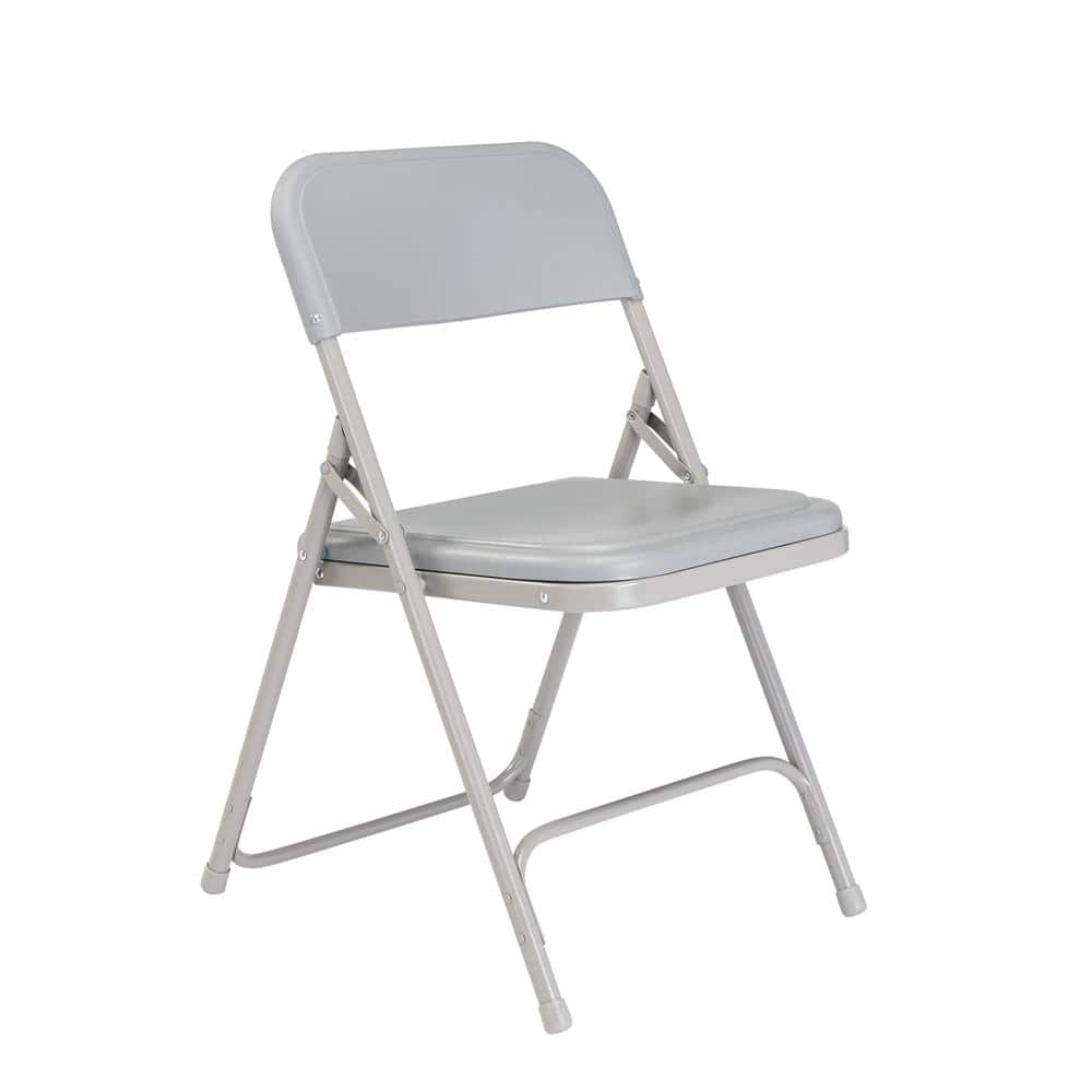 Grey Plastic Seat Stackable Outdoor Safe Folding Chair (Set of 4) price history on PriceWatchPro