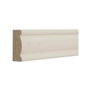 Princeton Series 96 in. W x 0.75 in. D x 0.75 in. H Light Rail Molding Cabinet Filler in Off-White
