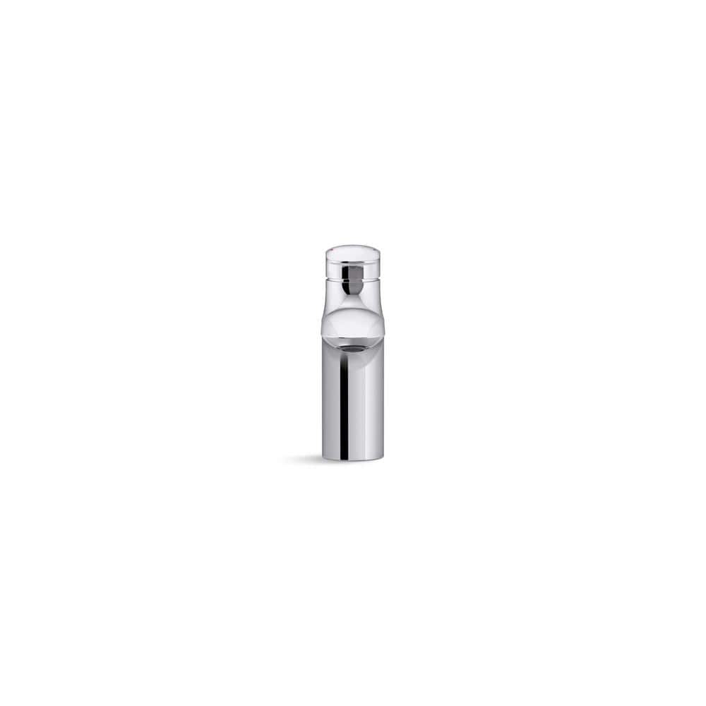Sleek Polished Chrome Single-Handle Bathroom Sink Faucet