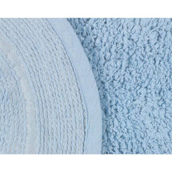 Double Ruffle Collection Absorbent Cotton Machine Washable Bath Rug - Yahoo  Shopping
