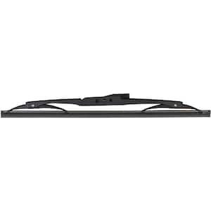 Deluxe Stainless Steel Wiper Blades With Black Finish, 12 in.