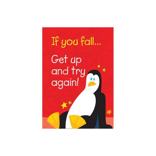 TREND ENTERPRISES INC. If You Fall Get Up and Try Again Poster