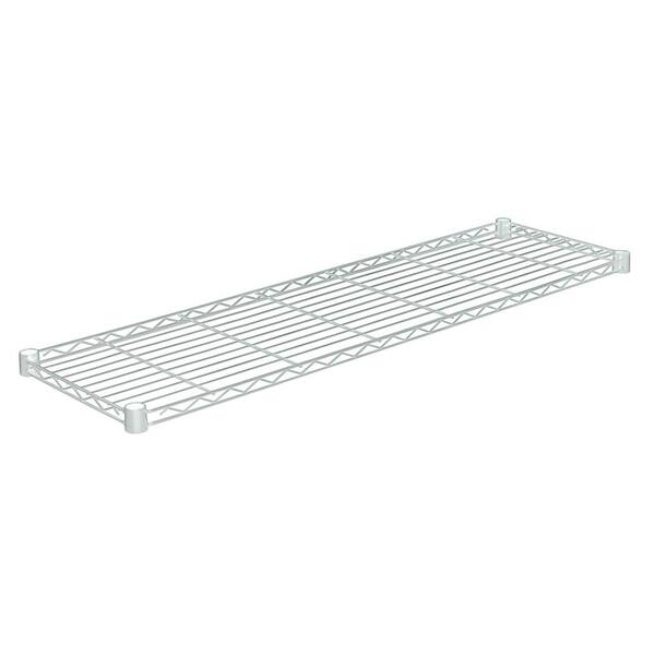 Honey-Can-Do 48 in. W x 14 in. D 350 lbs. Steel Shelf in Chrome