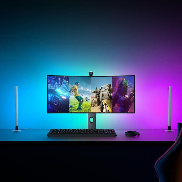 DreamView G1 Pro RGBIC Smart Gaming Kit Integrated LED Strip Light with Two  Light Bars